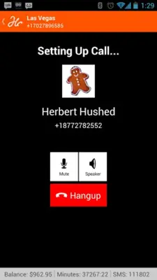 Hushed - Anonymous Calls, SMS android App screenshot 2